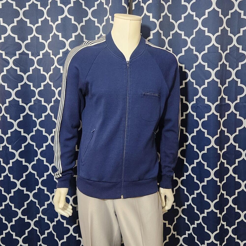 Vintage 1980s Royal Knight Track Suit Jacket Streetwear Size Large